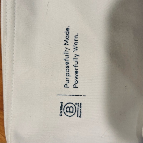 Athleta Women’s workout pants yoga printed floral white black yellow.Size Medium - Picture 6 of 8